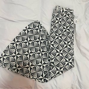 Ultra flare printed jeans